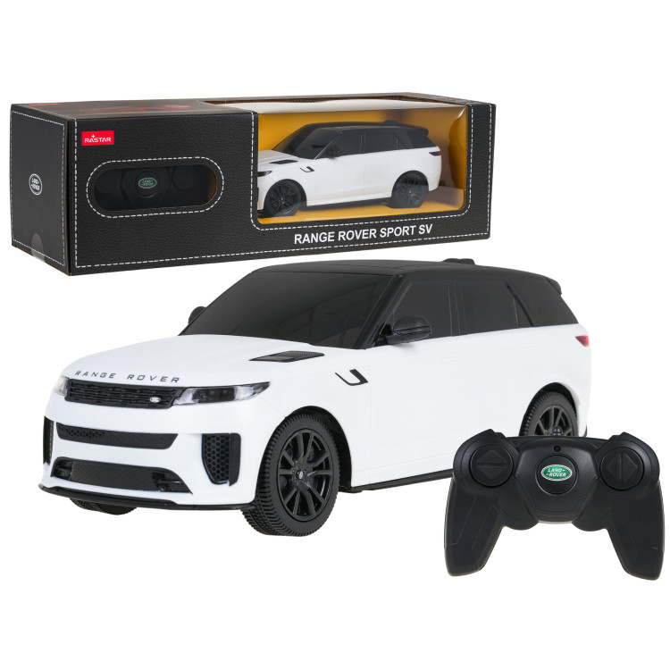Auto na diaľkové ovládanie 1:24 Range Rover Sport SV biele RASTAR